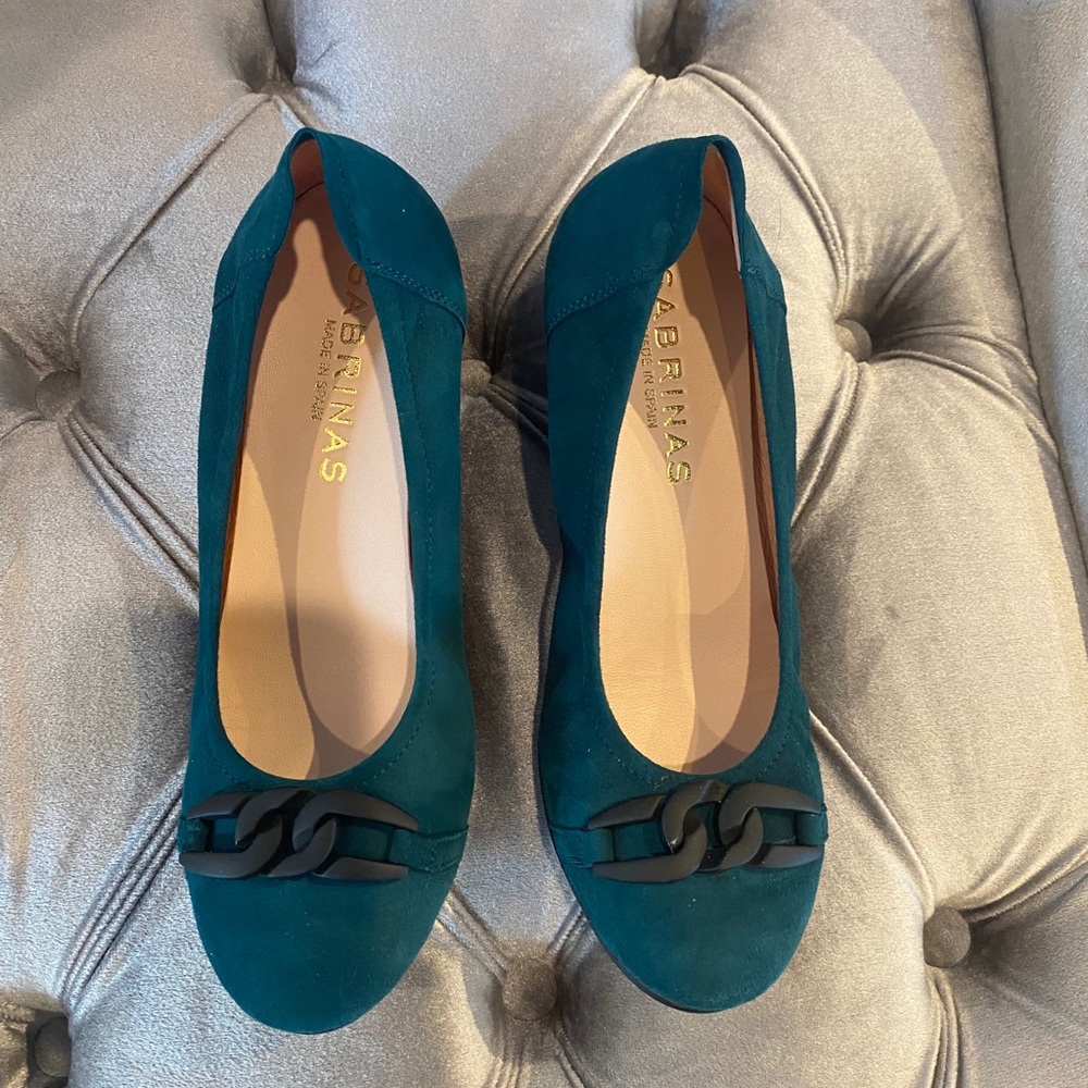 Sabrinas Teal Flats 37